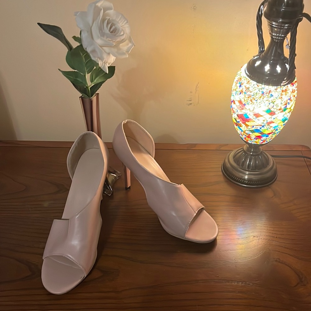 Heels Blush Open Toe
